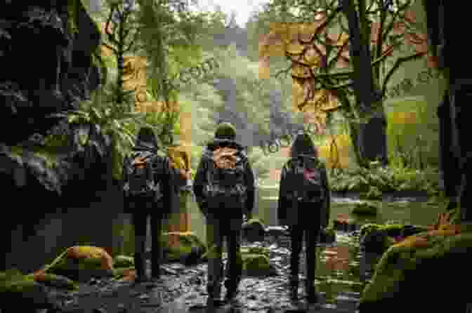 A Group Of Women Exploring A Hidden Gem, A Secluded Waterfall The Red Hat Society Travel Guide: Hitting The Road With Confidence Class And Style