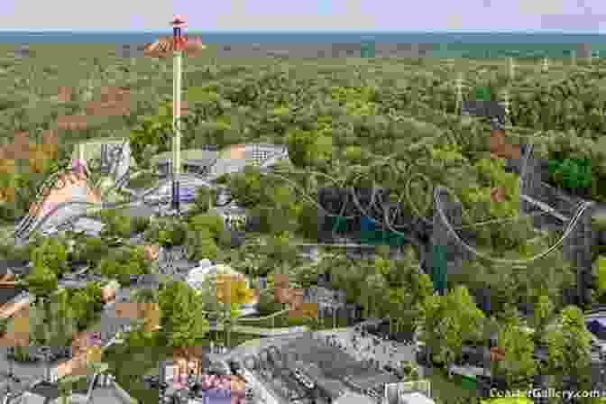 Aerial View Of Kings Island Amusement Park Kings Island: A Ride Through Time