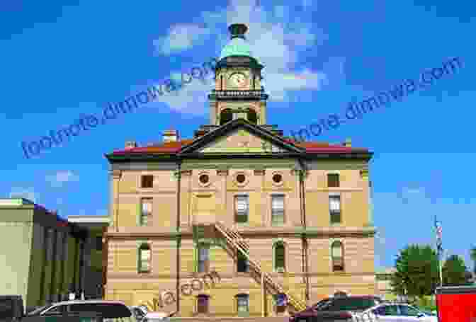 An Early View Of Van Buren's Bustling Courthouse Square Van Buren (Images Of America)