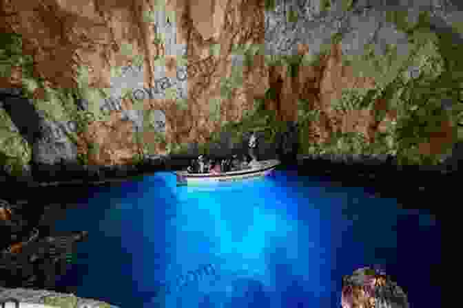 Vis Island's Secluded Blue Cave Offers A Magical Experience, Where Sunlight Filters Through The Water, Creating A Mesmerizing Blue Glow. Croatian Adriatic Cultural Heritage Tourist Guide: Towns Museums Architecture Churches Parks Maps Information